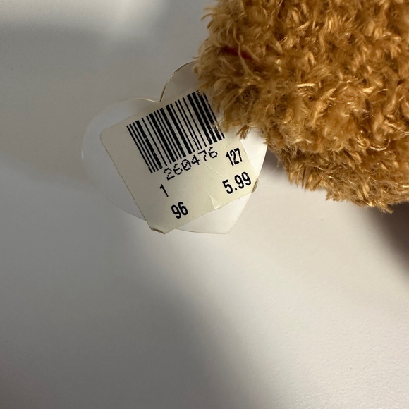 Ty Beanie Babies Plush Bear Brown Pink NEW “You’re A Sweetie” Love Valentines - Picture 10 of 14